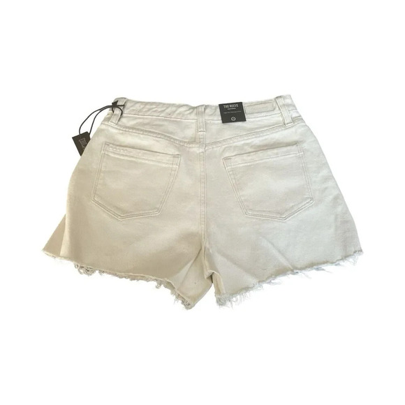 BLANK NYC The Reece Shorts Women 26 Ray of Sunshine Denim‎ Floral Crochet Nwt - Picture 2 of 5